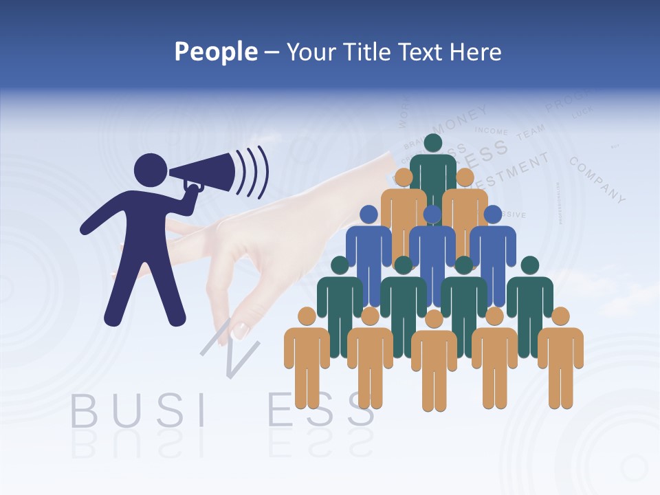 Newspaper Text Nobody PowerPoint Template