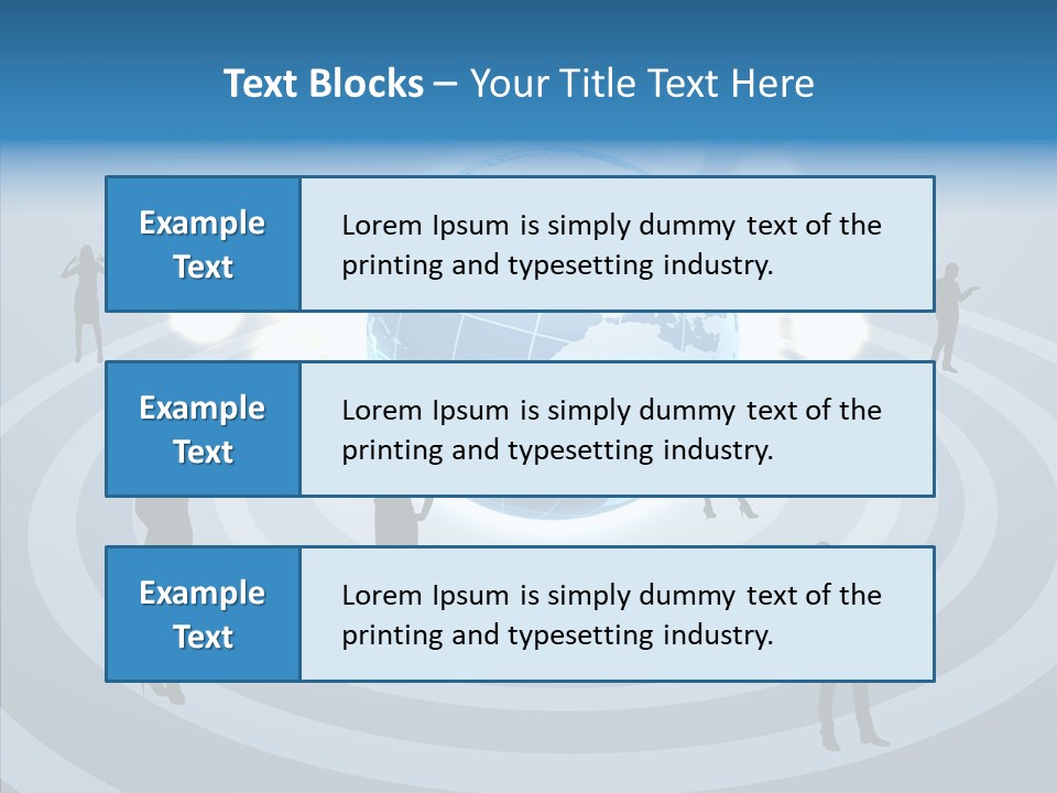 Electronic Technology Blue PowerPoint Template
