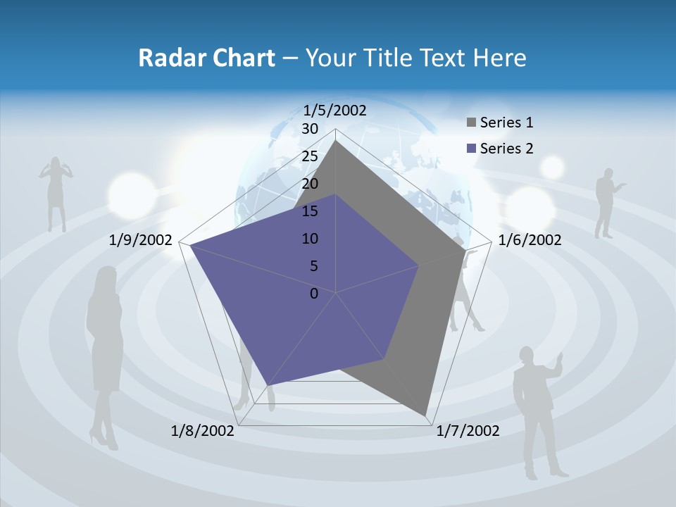 Electronic Technology Blue PowerPoint Template