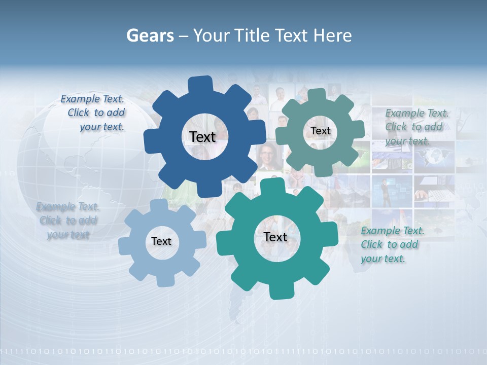 Communication Partnership Community PowerPoint Template