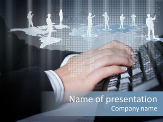 Tracking Reality Business PowerPoint Template