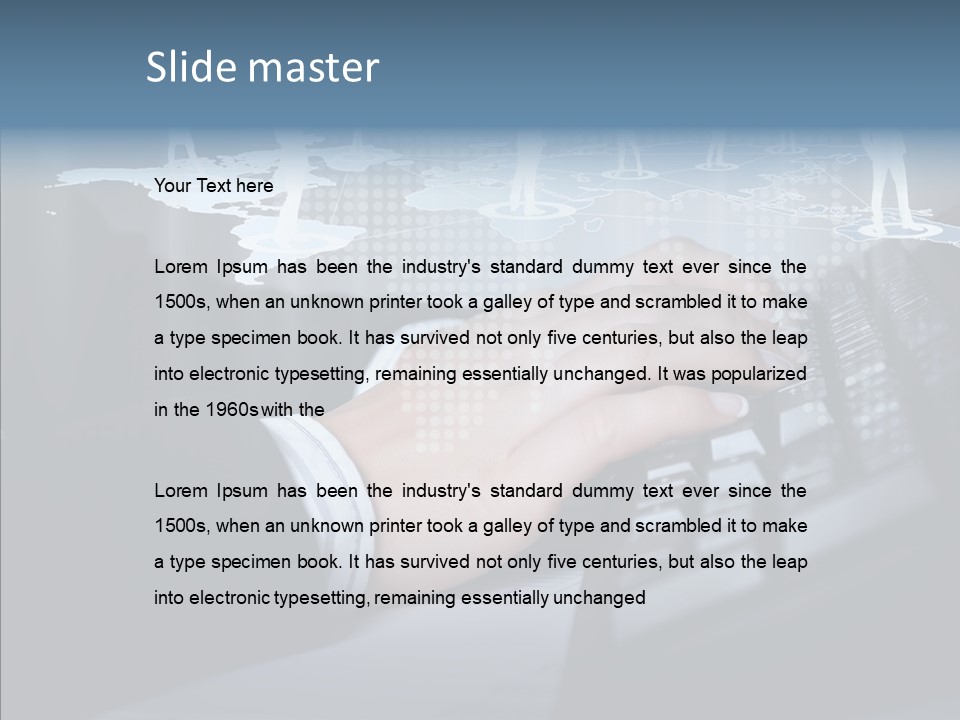 Tracking Reality Business PowerPoint Template