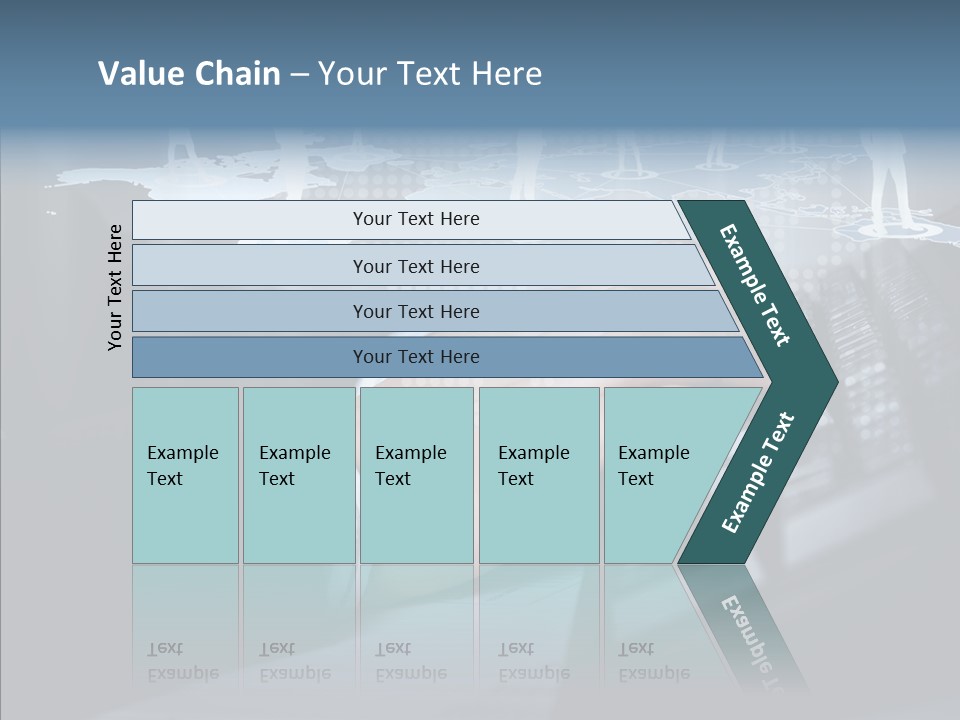 Tracking Reality Business PowerPoint Template