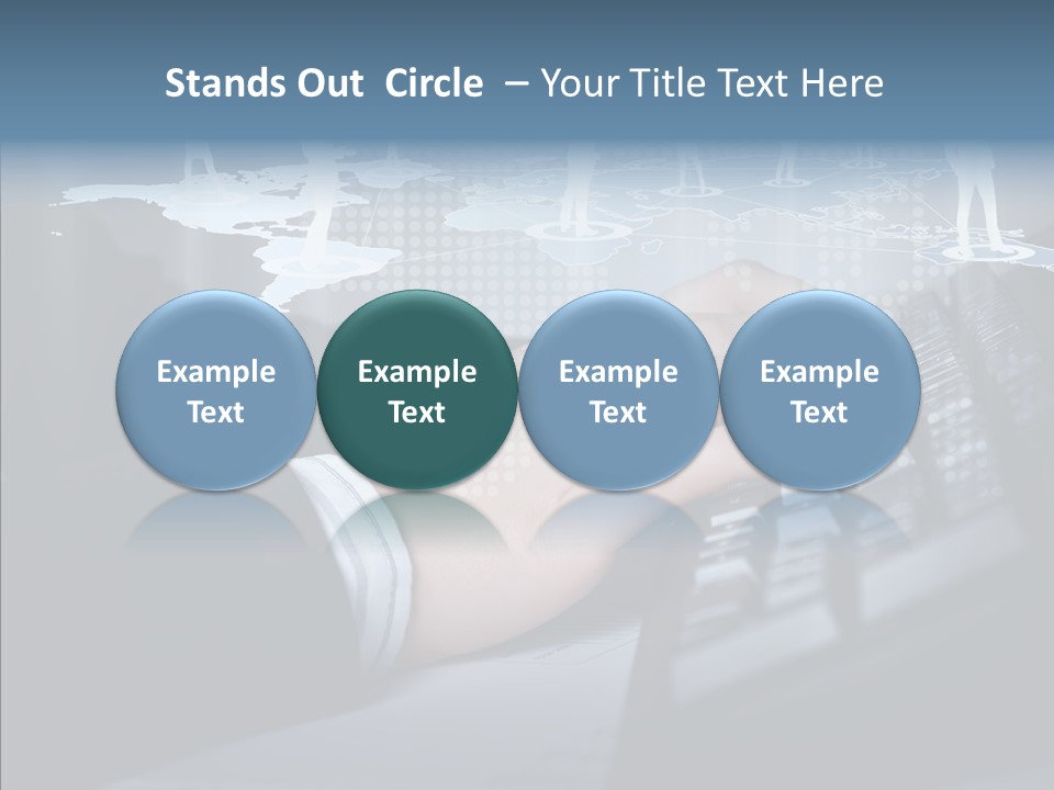 Tracking Reality Business PowerPoint Template