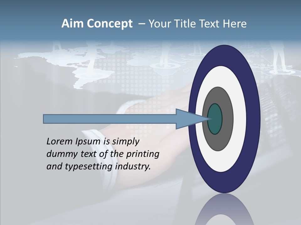 Tracking Reality Business PowerPoint Template