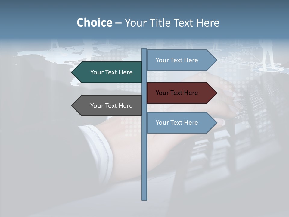 Tracking Reality Business PowerPoint Template