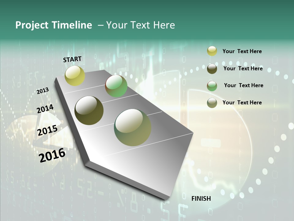 Forecast Diagram Interest PowerPoint Template