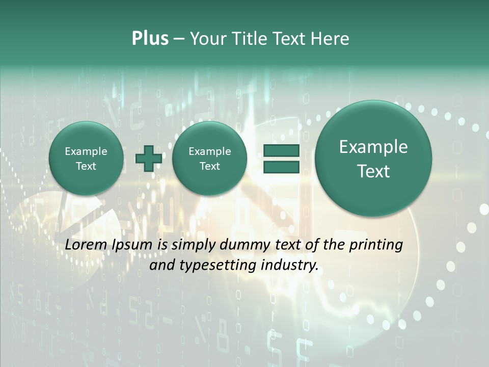 Forecast Diagram Interest PowerPoint Template