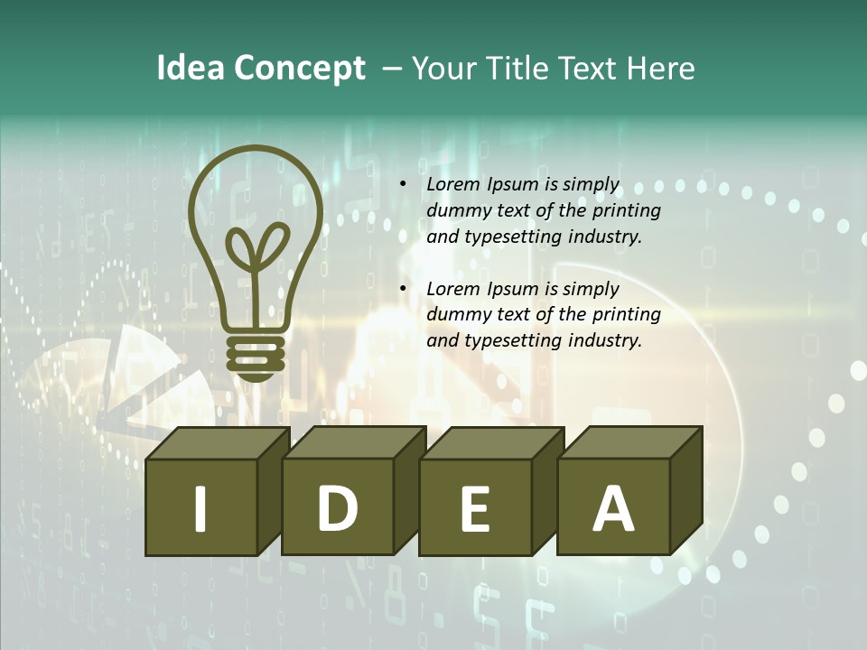 Forecast Diagram Interest PowerPoint Template