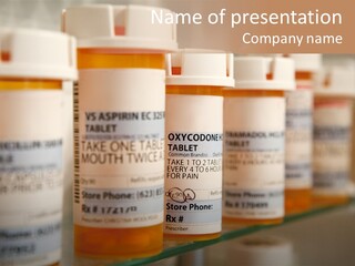 Pill Drug Medicine PowerPoint Template