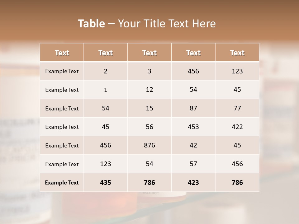 Pill Drug Medicine PowerPoint Template