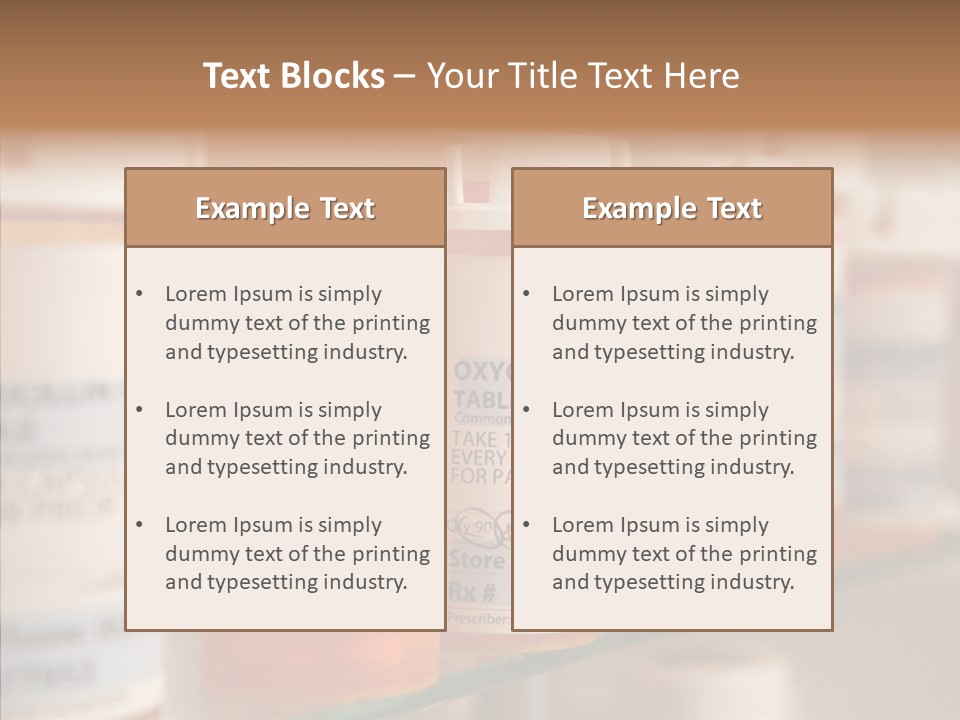 Pill Drug Medicine PowerPoint Template