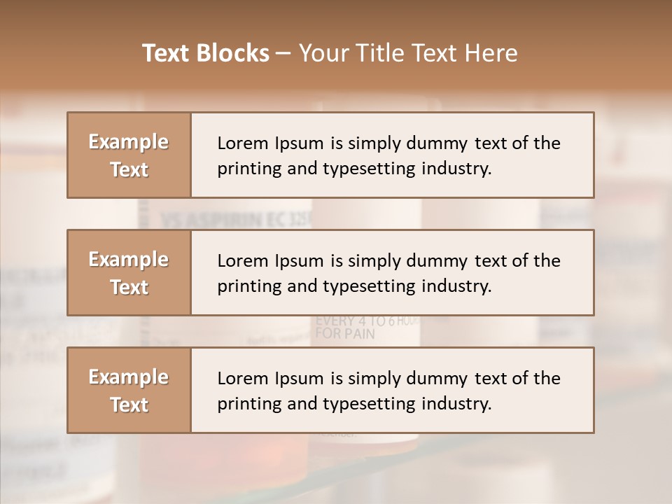 Pill Drug Medicine PowerPoint Template