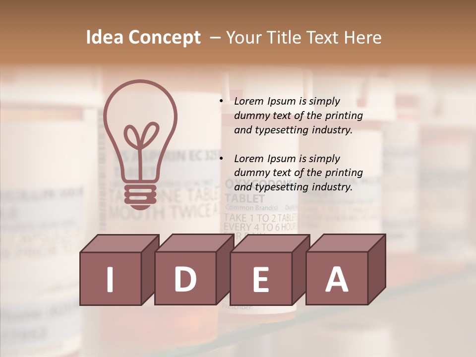 Pill Drug Medicine PowerPoint Template