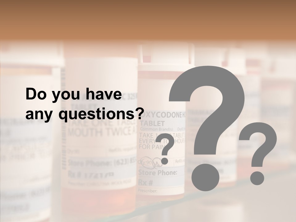 Pill Drug Medicine PowerPoint Template
