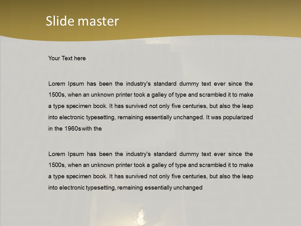 Search Lamp Confusion PowerPoint Template