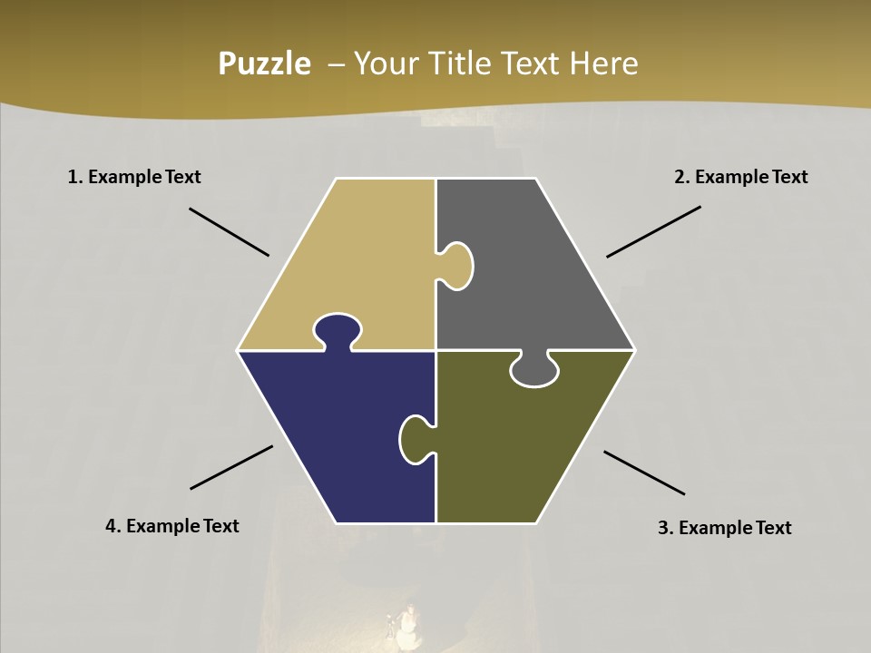 Search Lamp Confusion PowerPoint Template