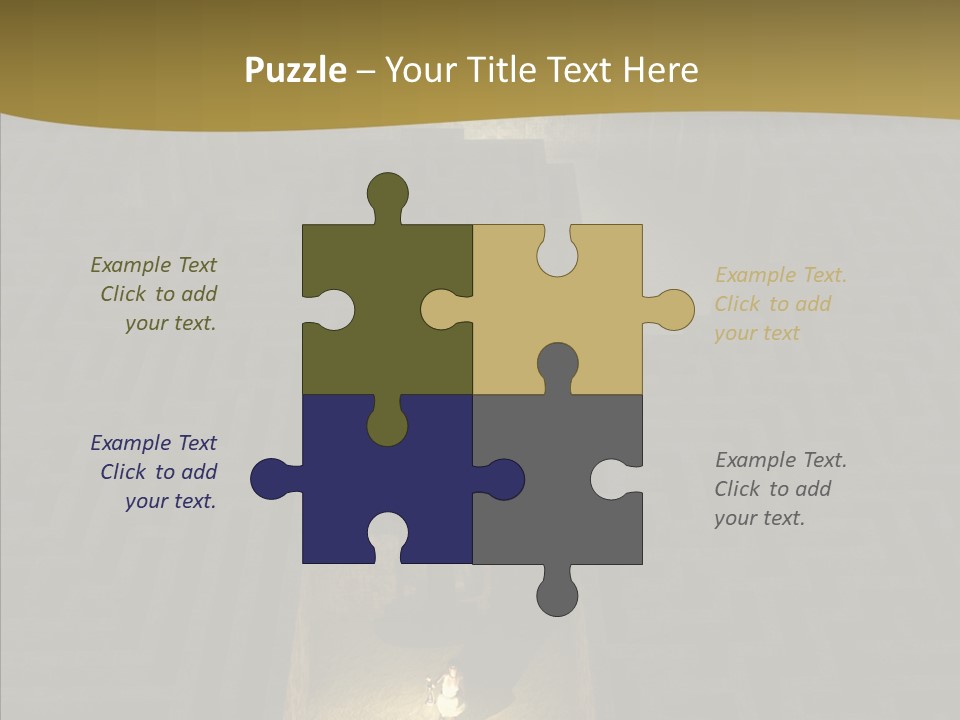 Search Lamp Confusion PowerPoint Template