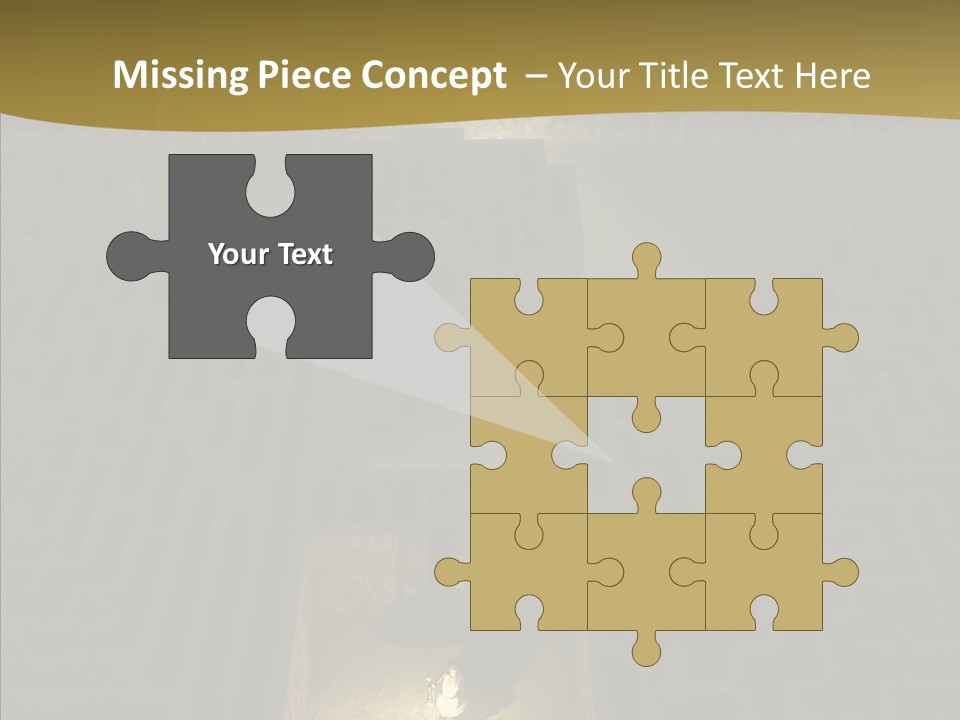Search Lamp Confusion PowerPoint Template