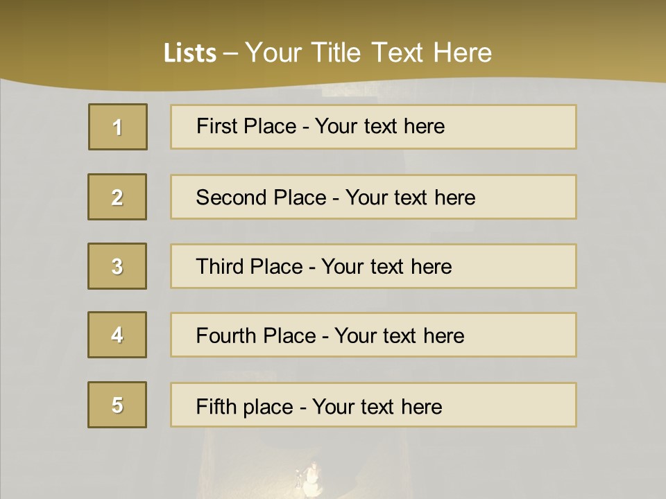 Search Lamp Confusion PowerPoint Template
