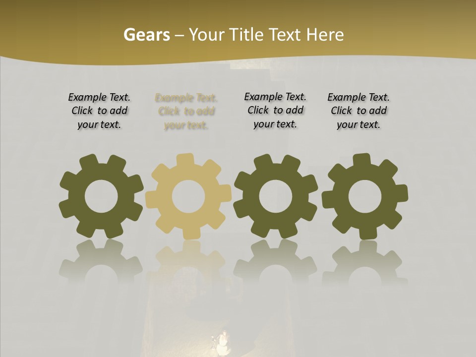 Search Lamp Confusion PowerPoint Template