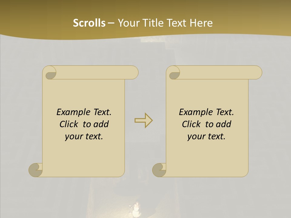 Search Lamp Confusion PowerPoint Template