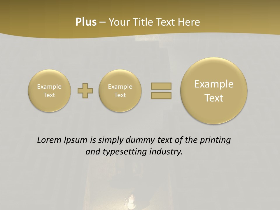 Search Lamp Confusion PowerPoint Template