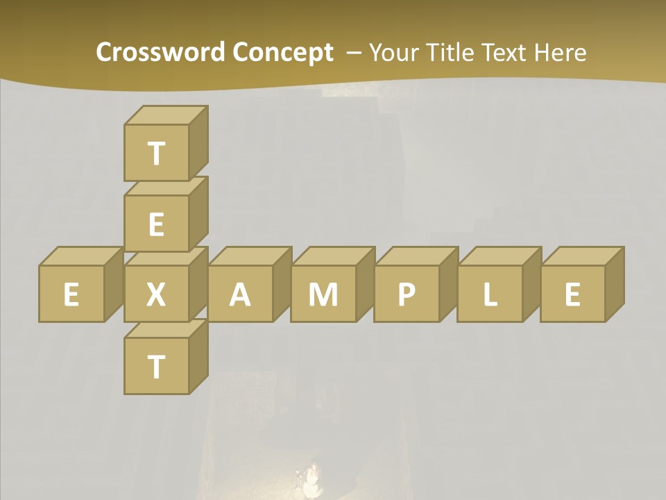 Search Lamp Confusion PowerPoint Template