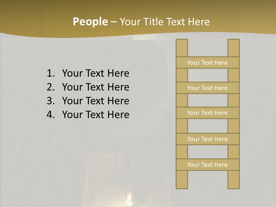 Search Lamp Confusion PowerPoint Template