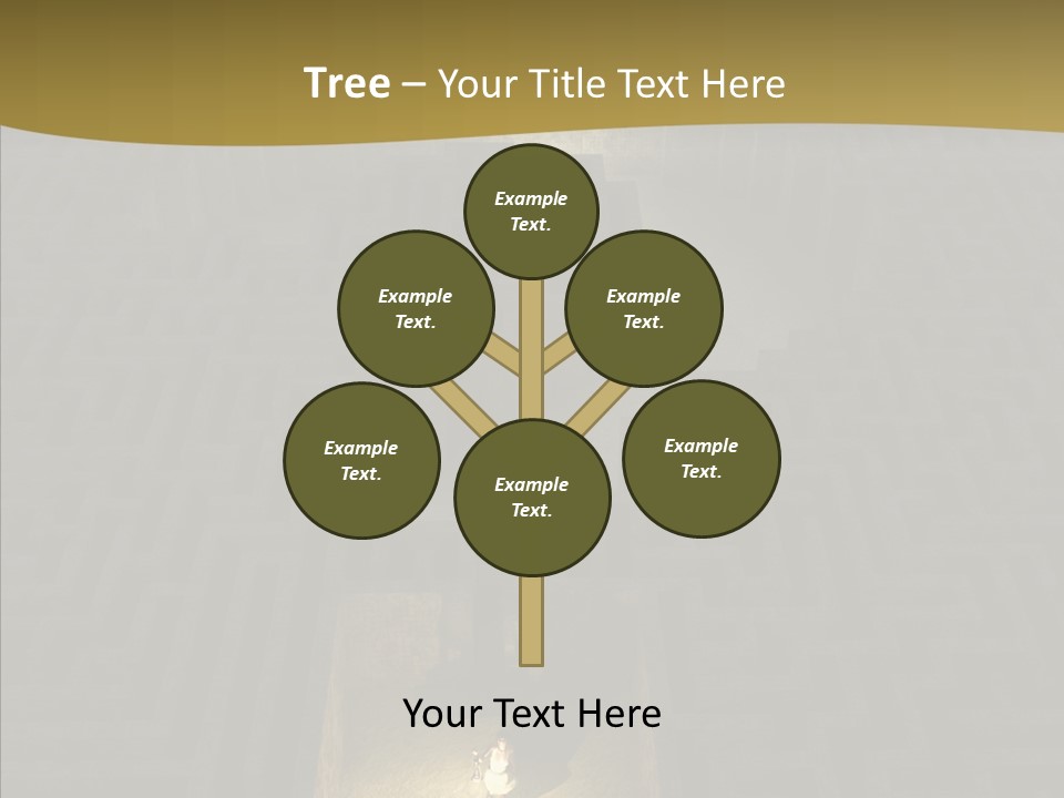 Search Lamp Confusion PowerPoint Template