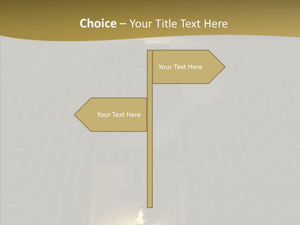 Search Lamp Confusion PowerPoint Template