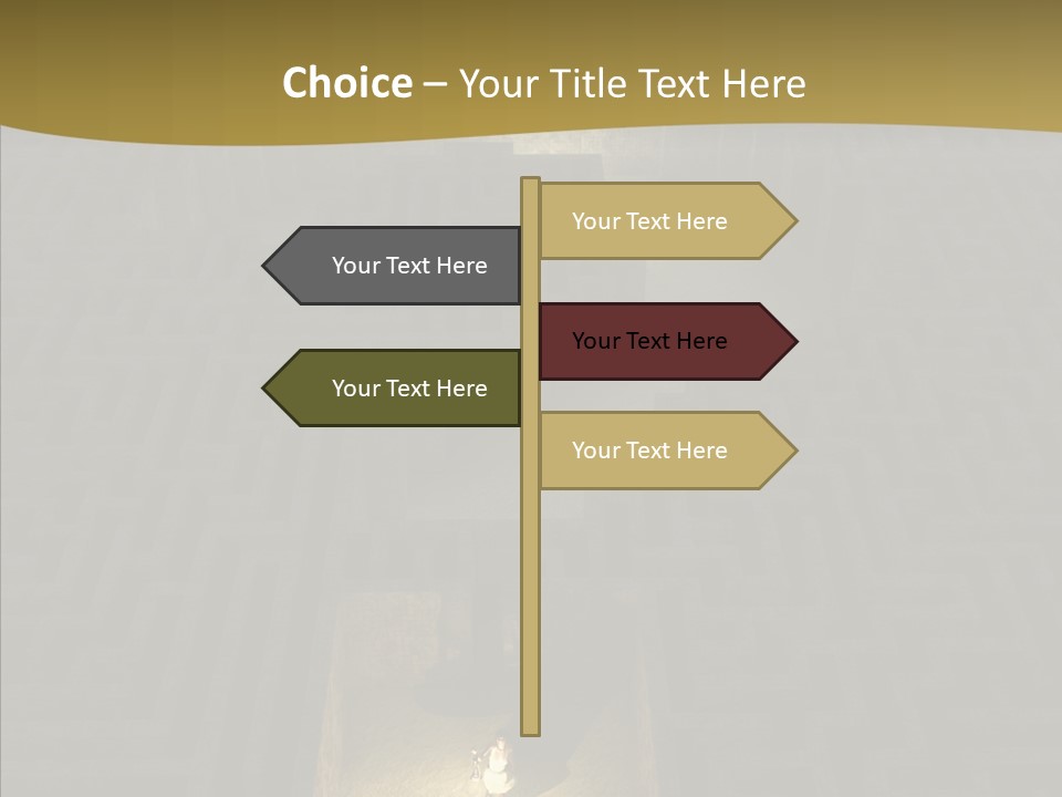 Search Lamp Confusion PowerPoint Template