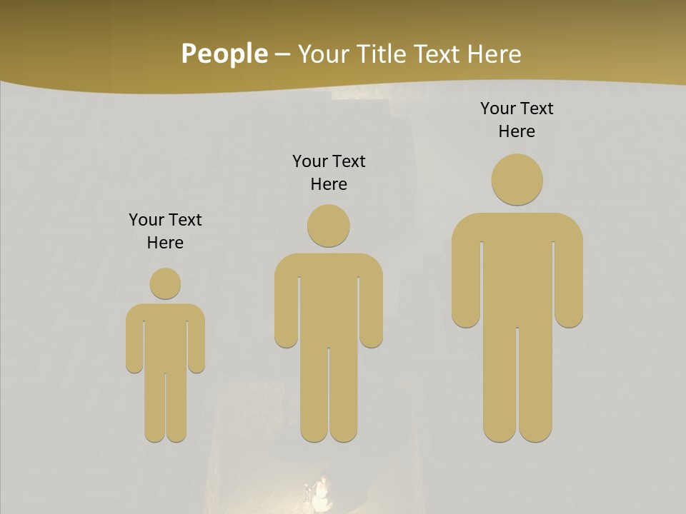 Search Lamp Confusion PowerPoint Template