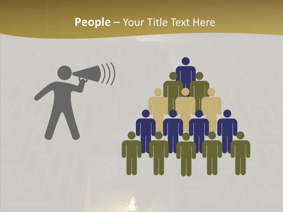 Search Lamp Confusion PowerPoint Template