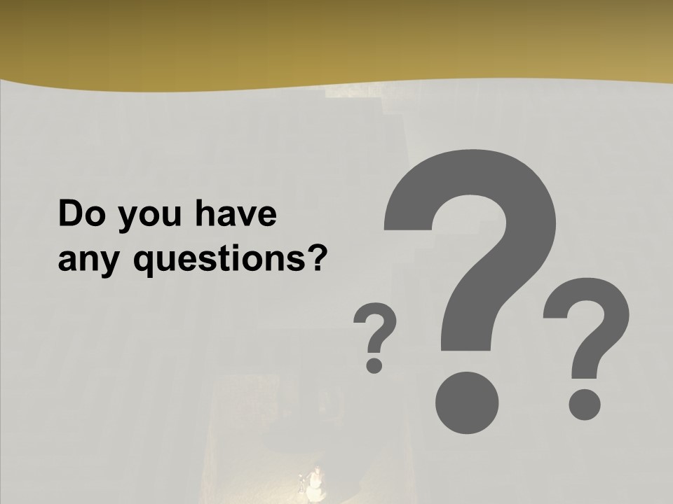 Search Lamp Confusion PowerPoint Template