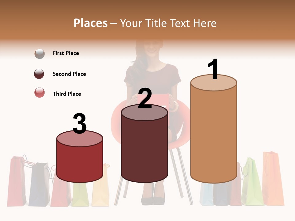 Dress Lady Store PowerPoint Template