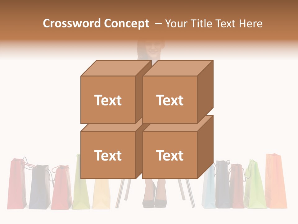 Dress Lady Store PowerPoint Template