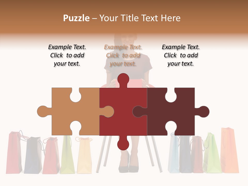 Dress Lady Store PowerPoint Template