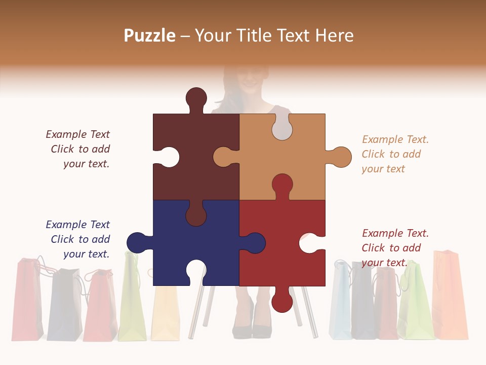 Dress Lady Store PowerPoint Template