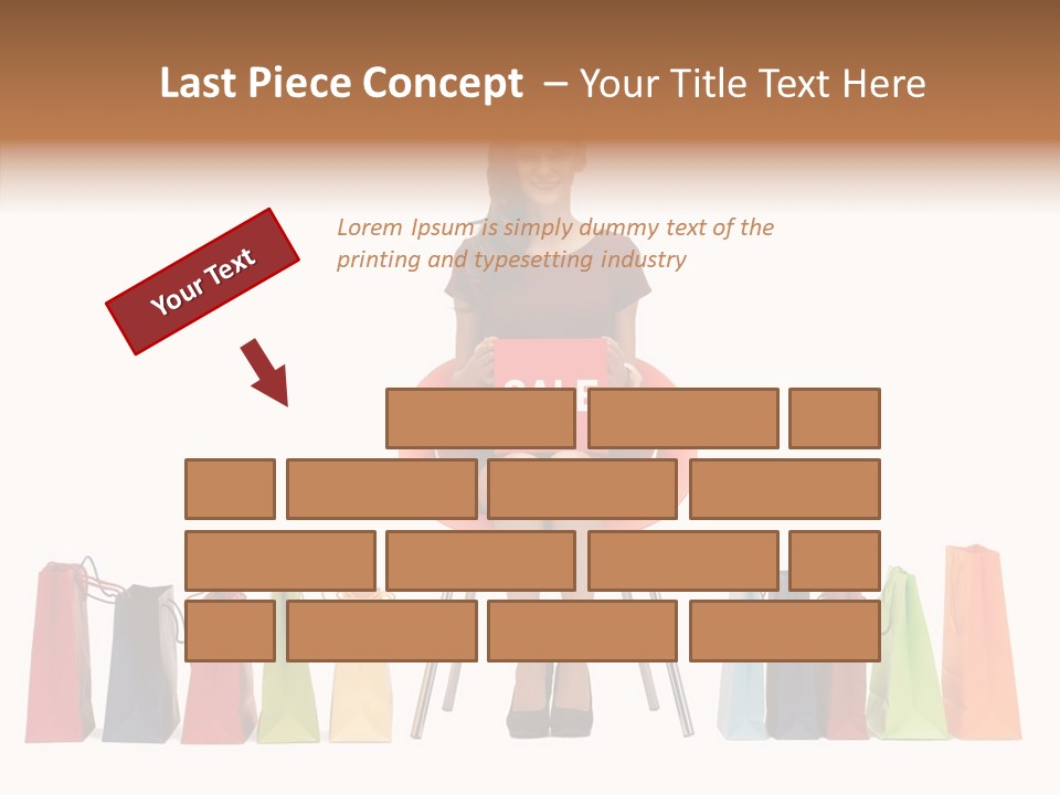 Dress Lady Store PowerPoint Template