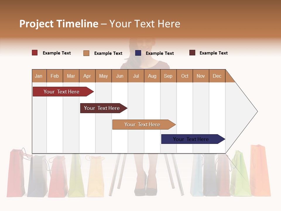 Dress Lady Store PowerPoint Template