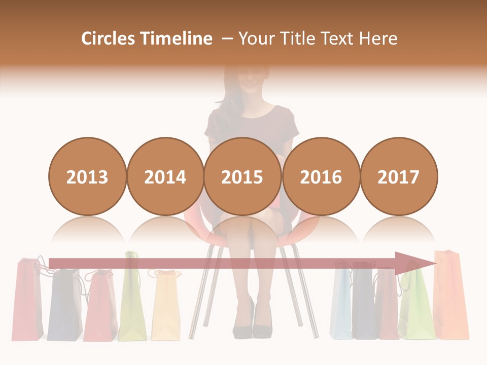 Dress Lady Store PowerPoint Template