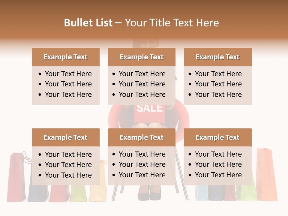 Dress Lady Store PowerPoint Template