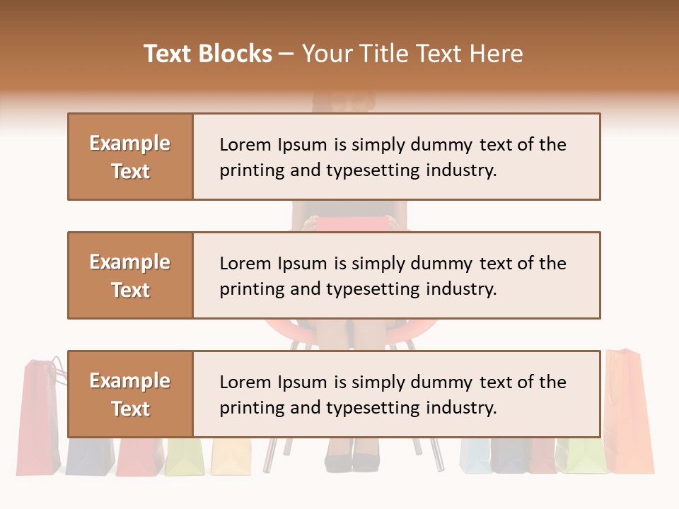 Dress Lady Store PowerPoint Template