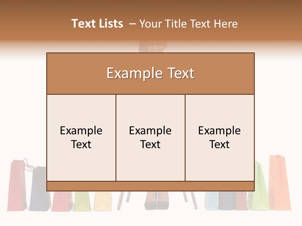 Dress Lady Store PowerPoint Template