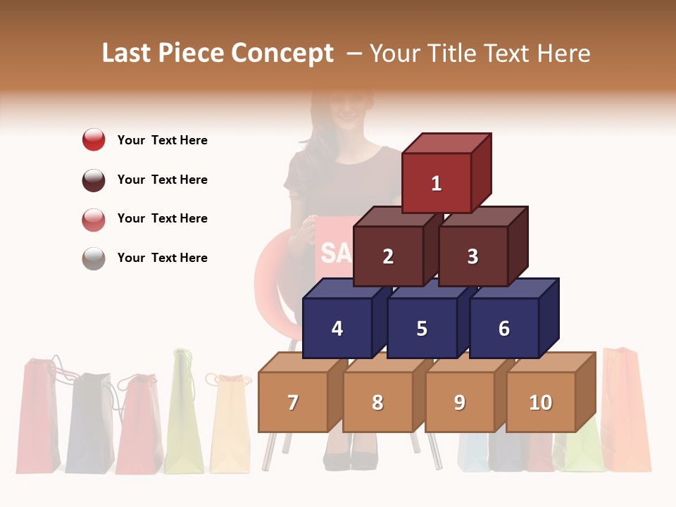 Dress Lady Store PowerPoint Template