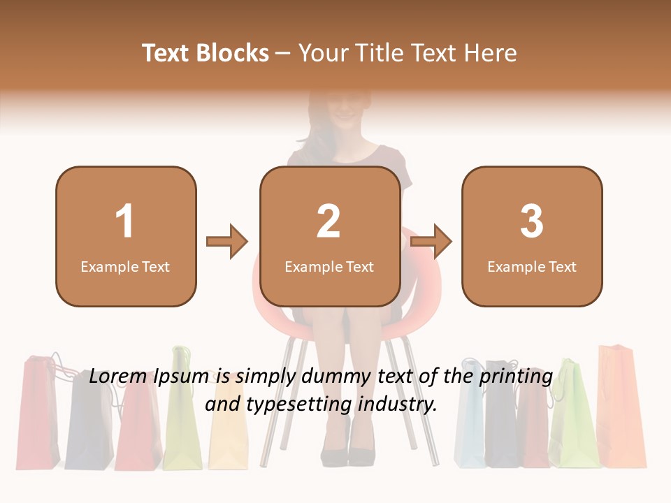 Dress Lady Store PowerPoint Template