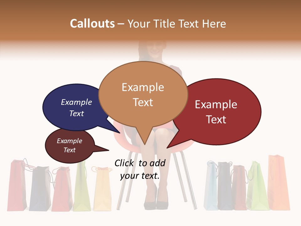 Dress Lady Store PowerPoint Template