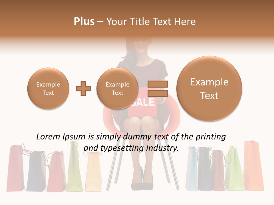 Dress Lady Store PowerPoint Template