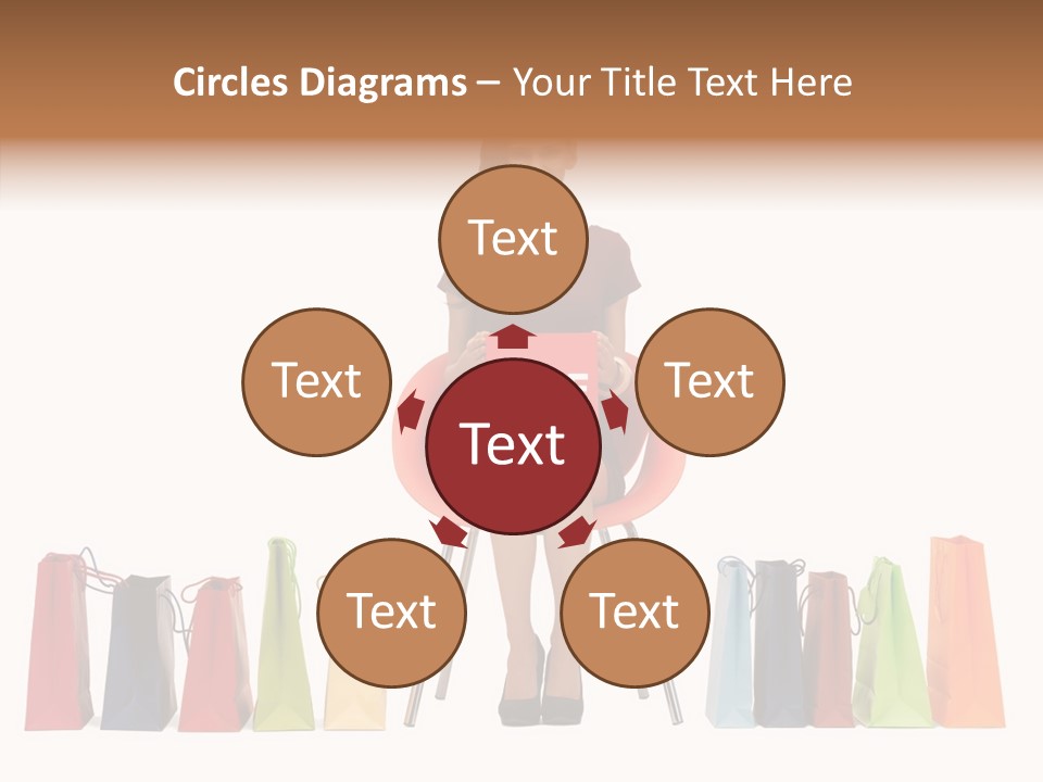 Dress Lady Store PowerPoint Template